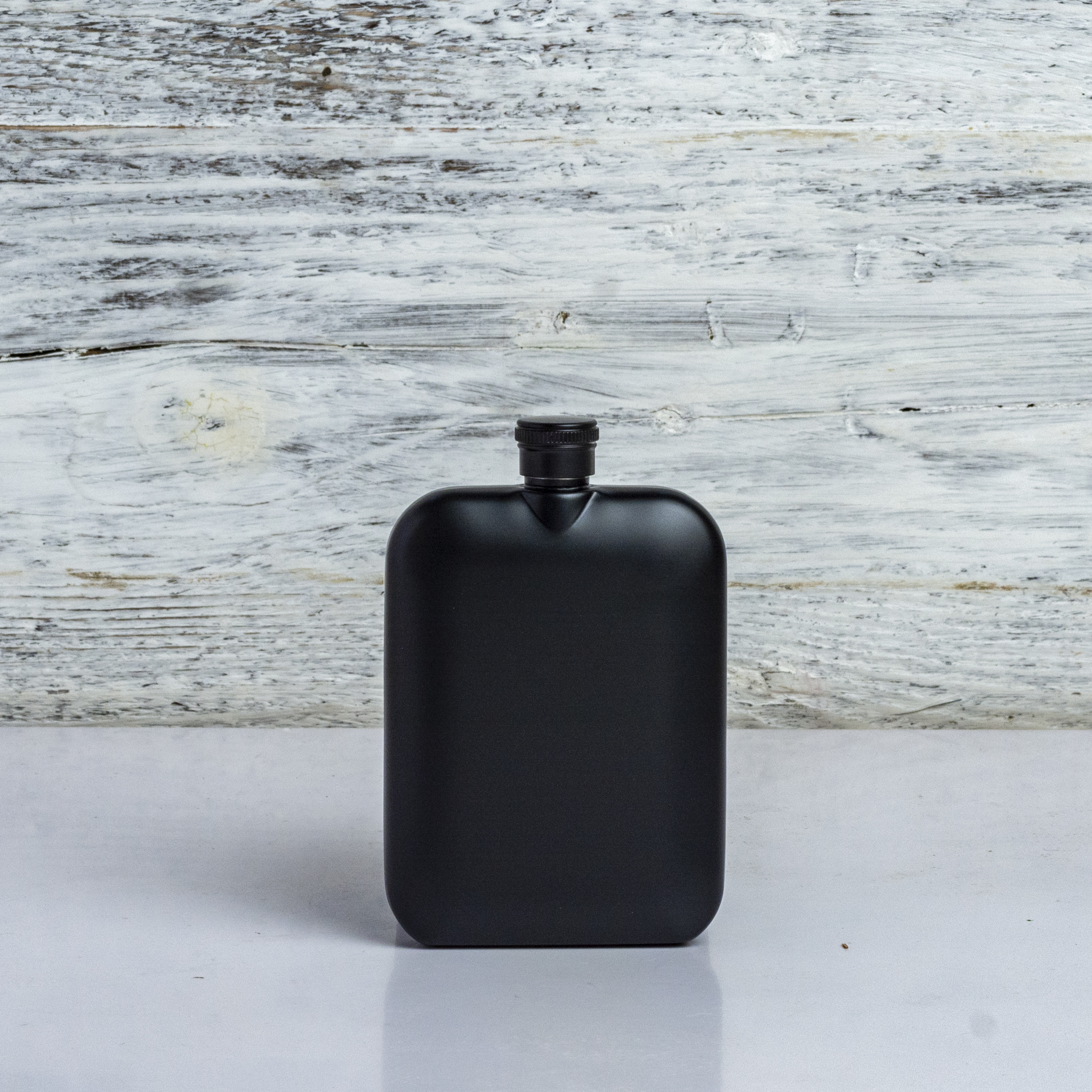 Matte Black Hipflask