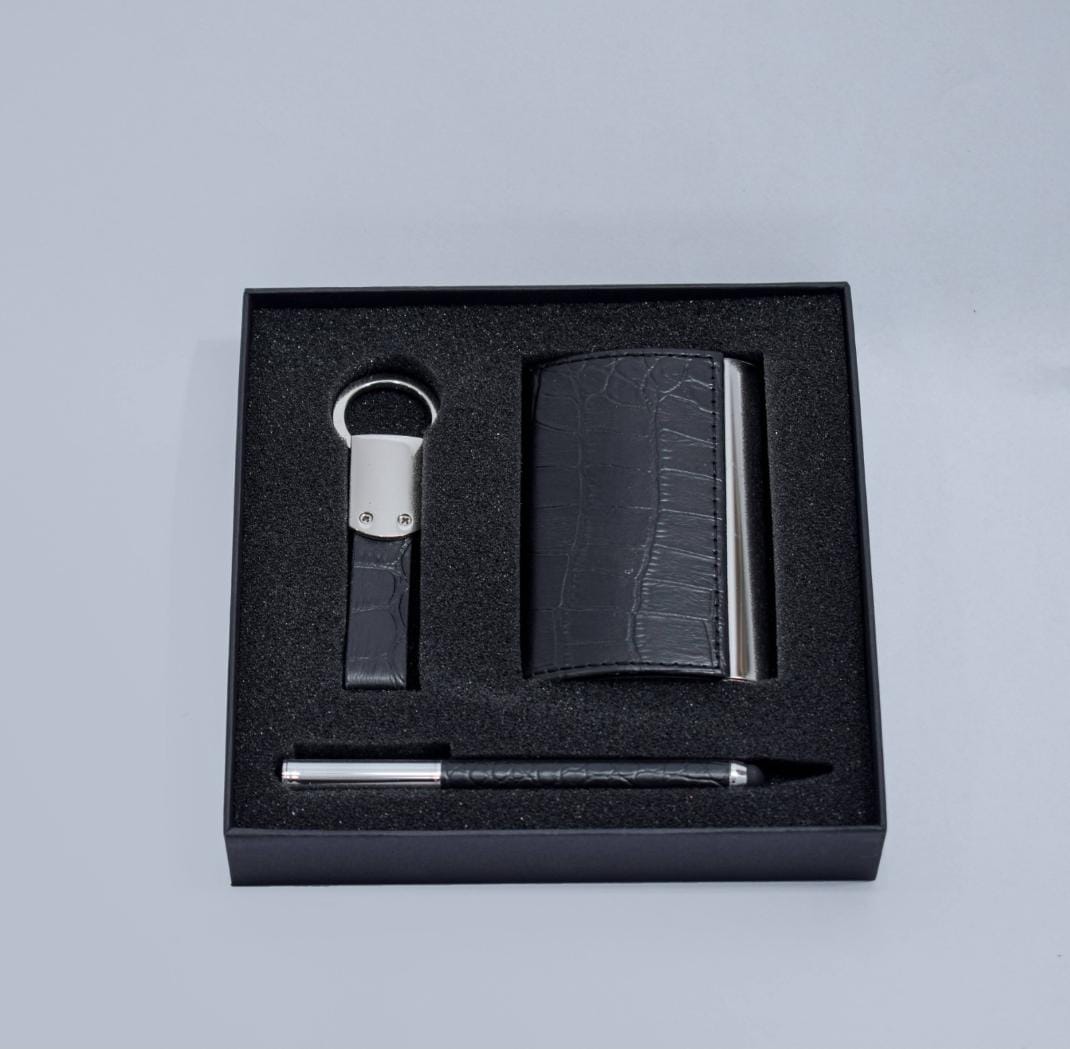 Gift Set-Card holder, Key Ring & Executive Pen